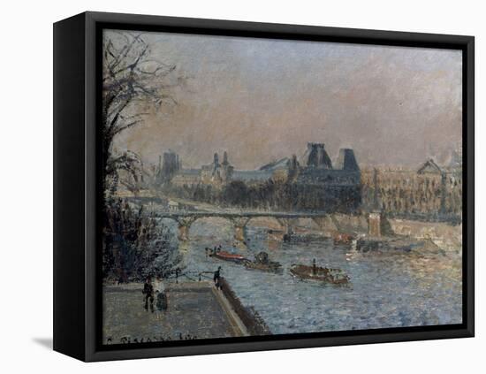 Le Louvre, Apres-Midi, 1902-Camille Pissarro-Framed Premier Image Canvas
