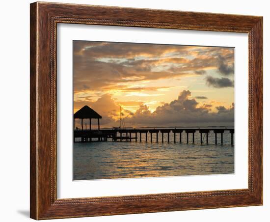 Le Maitai Dream Fakarava Resort, Fakarava, Tuamotus, French Polynesia-Michele Westmorland-Framed Photographic Print