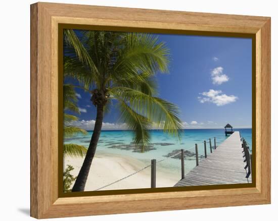 Le Maitai Dream Hotel, Fakarawa, Tuamotu Archipelago, French Polynesia, Pacific Islands, Pacific-Sergio Pitamitz-Framed Premier Image Canvas