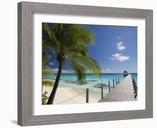 Le Maitai Dream Hotel, Fakarawa, Tuamotu Archipelago, French Polynesia, Pacific Islands, Pacific-Sergio Pitamitz-Framed Photographic Print