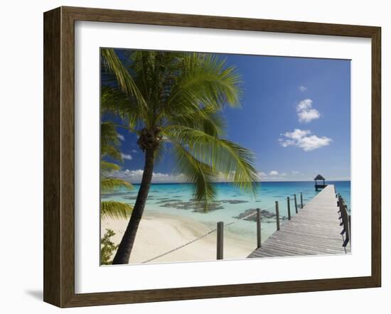 Le Maitai Dream Hotel, Fakarawa, Tuamotu Archipelago, French Polynesia, Pacific Islands, Pacific-Sergio Pitamitz-Framed Photographic Print