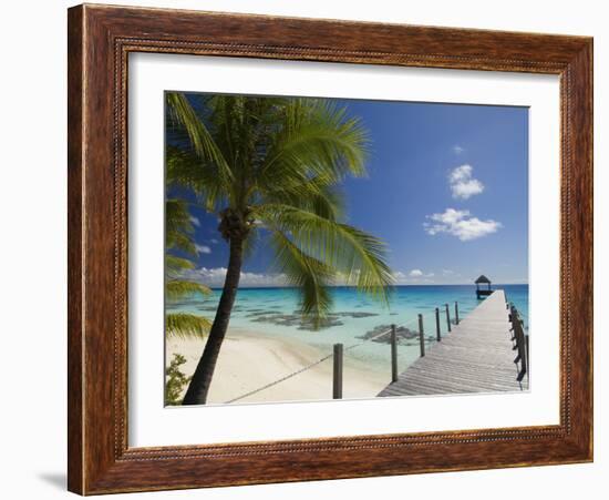 Le Maitai Dream Hotel, Fakarawa, Tuamotu Archipelago, French Polynesia, Pacific Islands, Pacific-Sergio Pitamitz-Framed Photographic Print