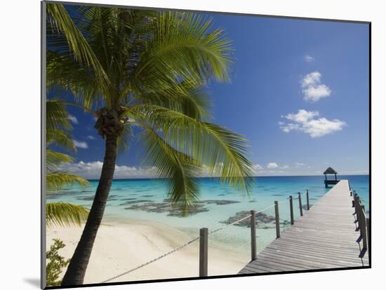 Le Maitai Dream Hotel, Fakarawa, Tuamotu Archipelago, French Polynesia, Pacific Islands, Pacific-Sergio Pitamitz-Mounted Photographic Print