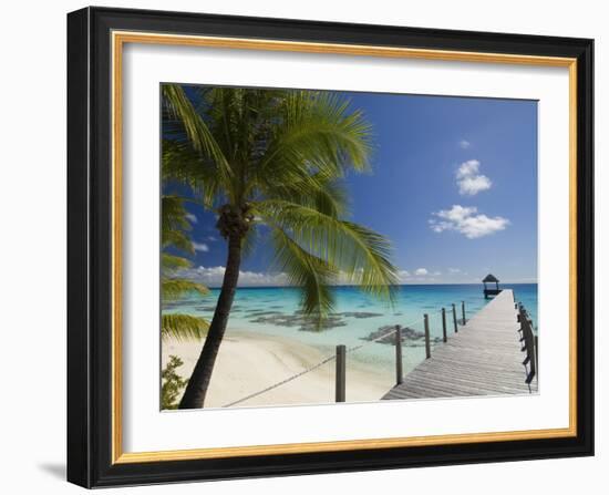 Le Maitai Dream Hotel, Fakarawa, Tuamotu Archipelago, French Polynesia, Pacific Islands, Pacific-Sergio Pitamitz-Framed Photographic Print