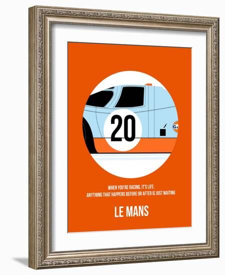 Le Mans Poster 1-Anna Malkin-Framed Art Print