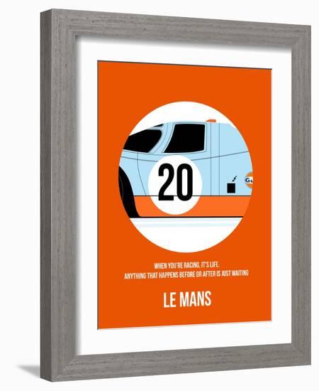 Le Mans Poster 1-Anna Malkin-Framed Art Print