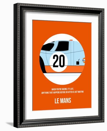 Le Mans Poster 1-Anna Malkin-Framed Art Print