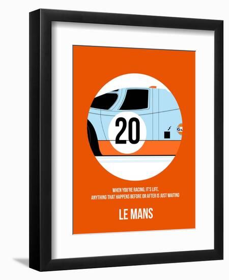 Le Mans Poster 1-Anna Malkin-Framed Art Print