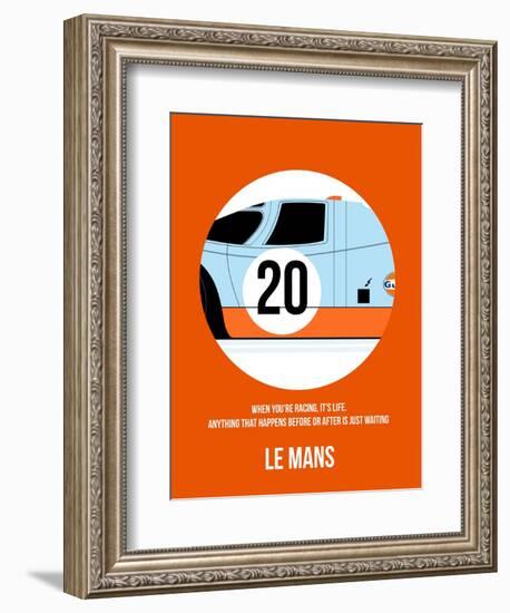 Le Mans Poster 1-Anna Malkin-Framed Premium Giclee Print