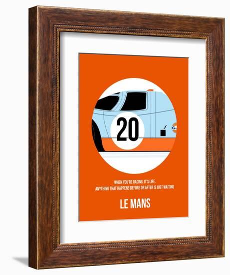 Le Mans Poster 1-Anna Malkin-Framed Premium Giclee Print