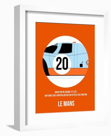 Le Mans Poster 1-Anna Malkin-Framed Premium Giclee Print