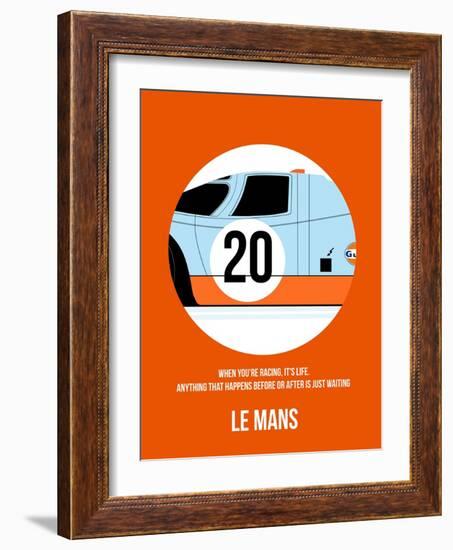 Le Mans Poster 1-Anna Malkin-Framed Art Print