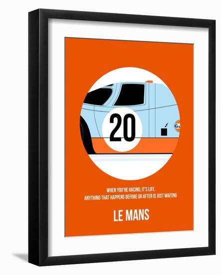 Le Mans Poster 1-Anna Malkin-Framed Art Print