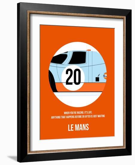 Le Mans Poster 1-Anna Malkin-Framed Art Print