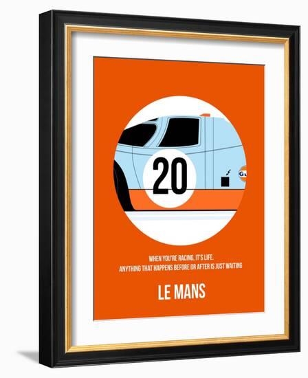 Le Mans Poster 1-Anna Malkin-Framed Art Print