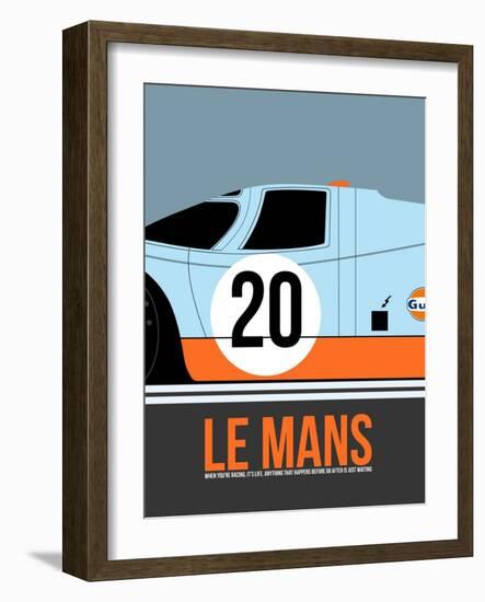 Le Mans Poster 2-Anna Malkin-Framed Art Print