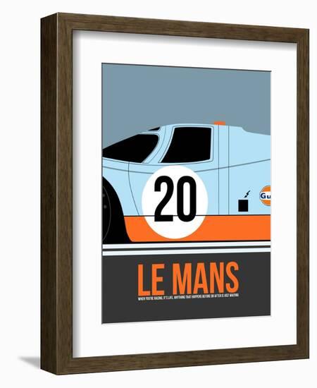 Le Mans Poster 2-Anna Malkin-Framed Premium Giclee Print