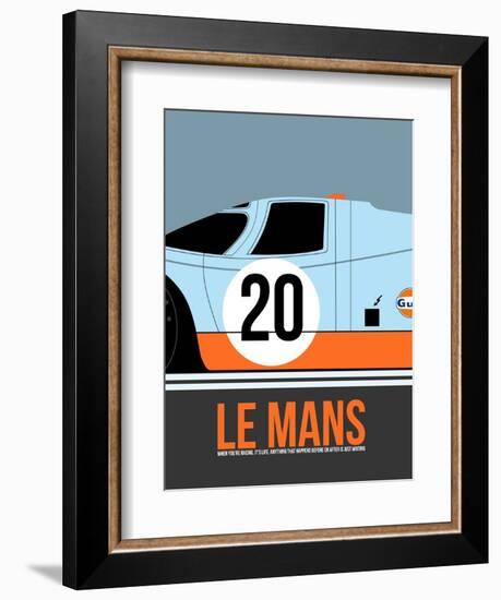 Le Mans Poster 2-Anna Malkin-Framed Premium Giclee Print