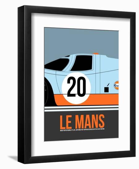 Le Mans Poster 2-Anna Malkin-Framed Premium Giclee Print