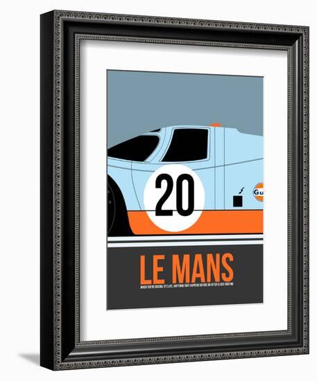 Le Mans Poster 2-Anna Malkin-Framed Premium Giclee Print