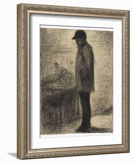 Le Marchand d'oranges-Georges Seurat-Framed Giclee Print