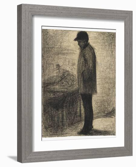 Le Marchand d'oranges-Georges Seurat-Framed Giclee Print