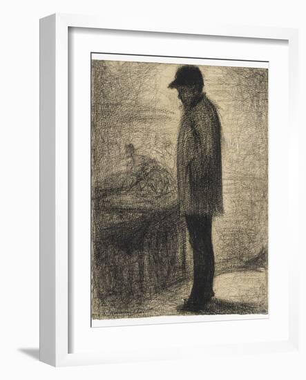 Le Marchand d'oranges-Georges Seurat-Framed Giclee Print