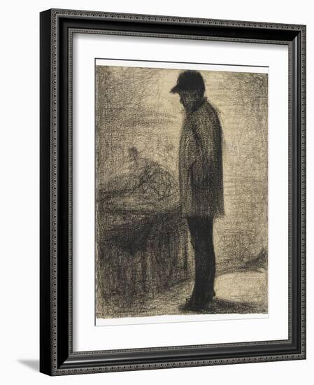 Le Marchand d'oranges-Georges Seurat-Framed Giclee Print