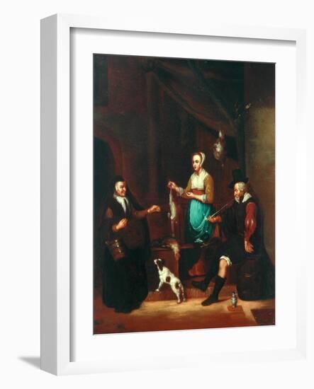 Le Marchand de Volaille-Gabriel Metsu-Framed Giclee Print