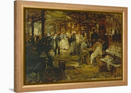 Le marché de la Madeleine-Victor Gilbert-Framed Premier Image Canvas