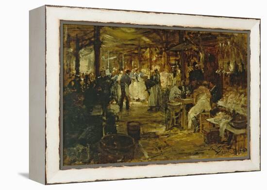 Le marché de la Madeleine-Victor Gilbert-Framed Premier Image Canvas