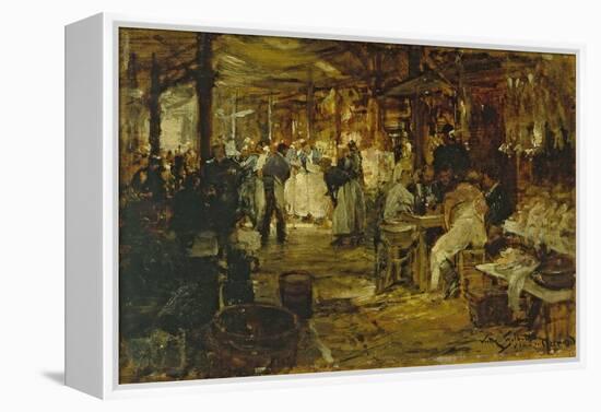 Le marché de la Madeleine-Victor Gilbert-Framed Premier Image Canvas