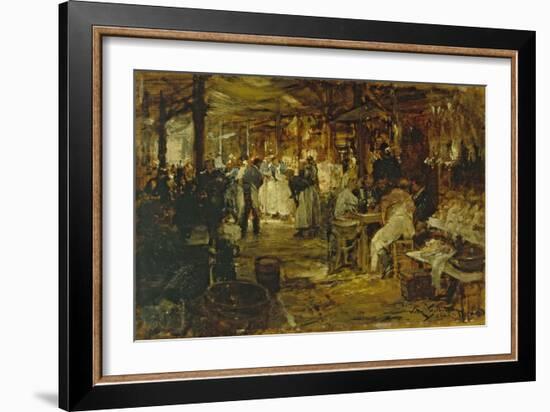 Le marché de la Madeleine-Victor Gilbert-Framed Giclee Print