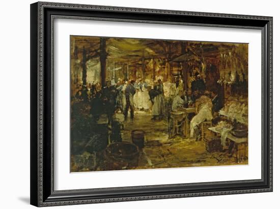 Le marché de la Madeleine-Victor Gilbert-Framed Giclee Print