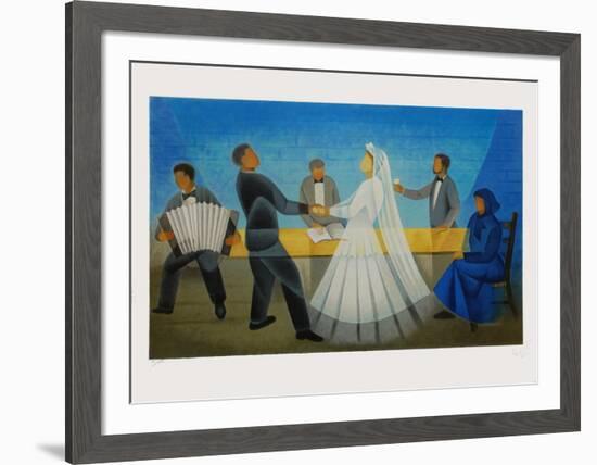 Le mariage-Louis Toffoli-Framed Limited Edition