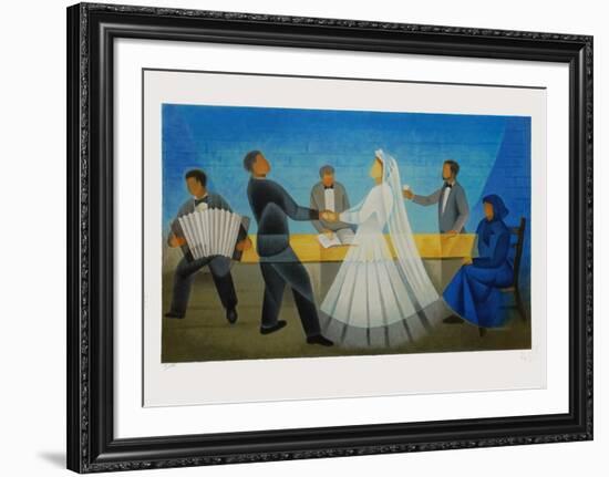 Le mariage-Louis Toffoli-Framed Limited Edition