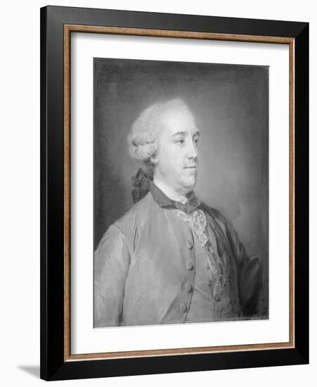 Le Marquis De Puente-Fuerte, 1761-62-Jean-Baptiste Perronneau-Framed Giclee Print