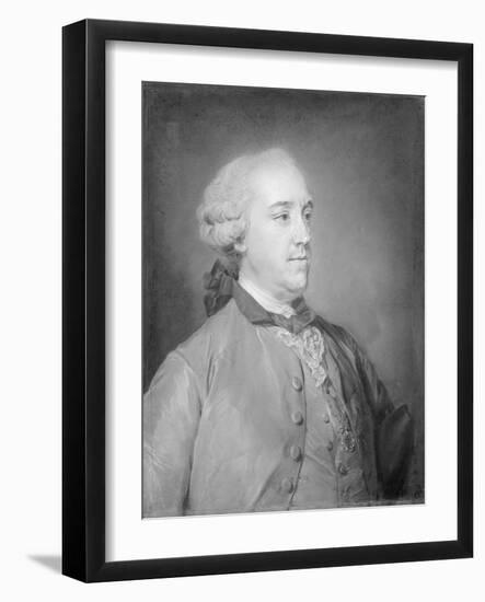 Le Marquis De Puente-Fuerte, 1761-62-Jean-Baptiste Perronneau-Framed Giclee Print