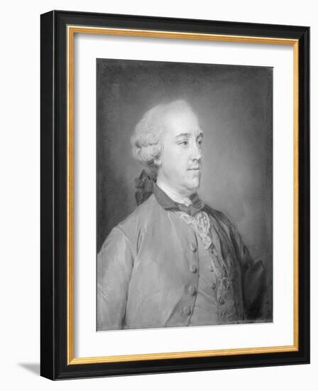 Le Marquis De Puente-Fuerte, 1761-62-Jean-Baptiste Perronneau-Framed Giclee Print