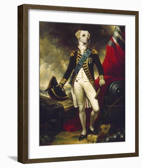 Le Marquis de Retriever-Thierry Poncelet-Framed Premium Giclee Print