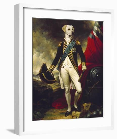 Le Marquis de Retriever-Thierry Poncelet-Framed Premium Giclee Print