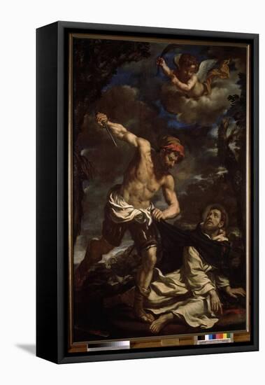 Le Martyre De Saint Pierre  (The Martyrdom of Saint Peter) Peinture De Giovanni Francesco Barbieri-Guercino (1591-1666)-Framed Premier Image Canvas