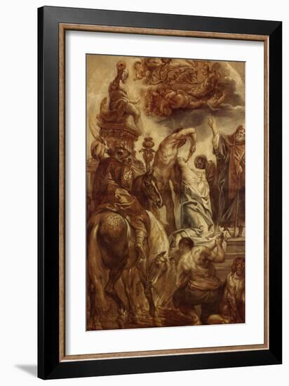 Le martyre de Sainte Apolline-Jacob Jordaens-Framed Giclee Print