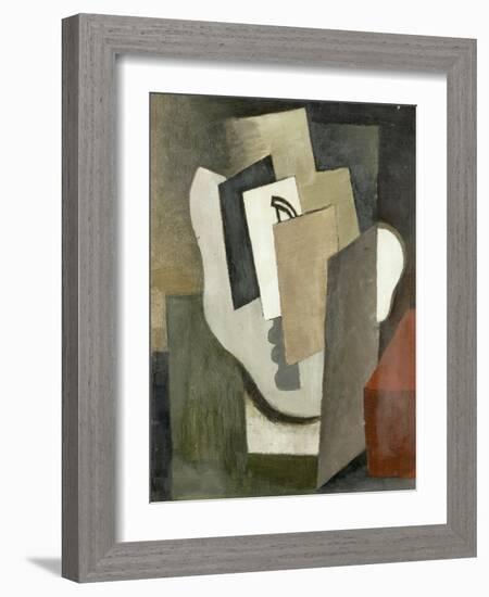 Le masque, étude pour "le Prestidigitateur"-Roger de La Fresnaye-Framed Giclee Print