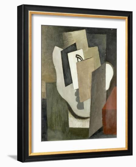 Le masque, étude pour "le Prestidigitateur"-Roger de La Fresnaye-Framed Giclee Print