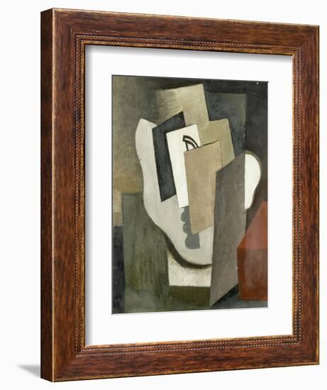 Le masque, étude pour "le Prestidigitateur"-Roger de La Fresnaye-Framed Giclee Print