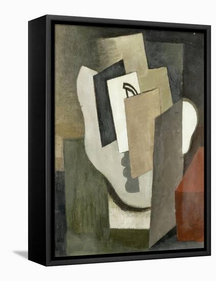 Le masque, étude pour "le Prestidigitateur"-Roger de La Fresnaye-Framed Premier Image Canvas