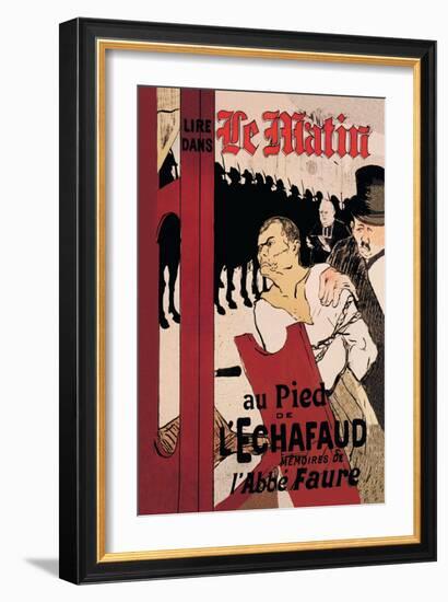 Le Matin au Pied de l'Echafaud-Henri de Toulouse-Lautrec-Framed Art Print