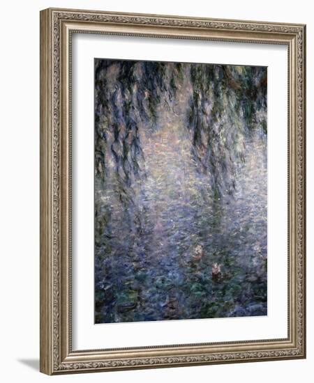 Le Matin Clair Aux Saules, Bright Morning with Willow Trees, from a Series of 8 Giant Canvases-Claude Monet-Framed Giclee Print