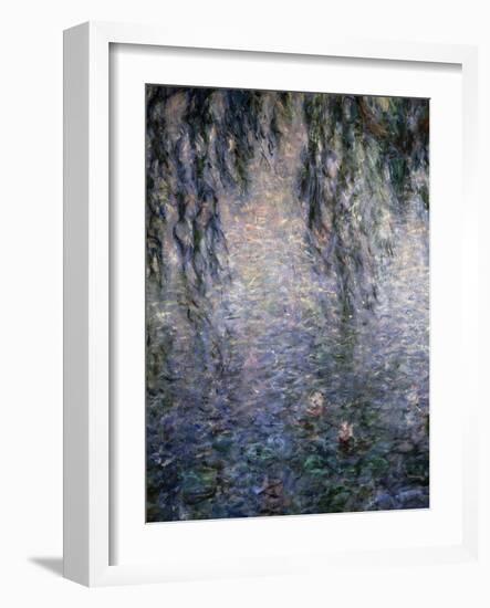 Le Matin Clair Aux Saules, Bright Morning with Willow Trees, from a Series of 8 Giant Canvases-Claude Monet-Framed Giclee Print